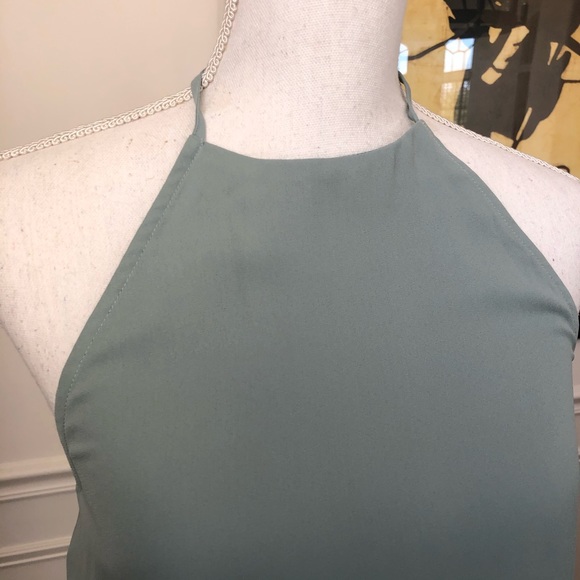 Show Me Your MuMu Heather Halter Dress XS - Picture 3 of 10